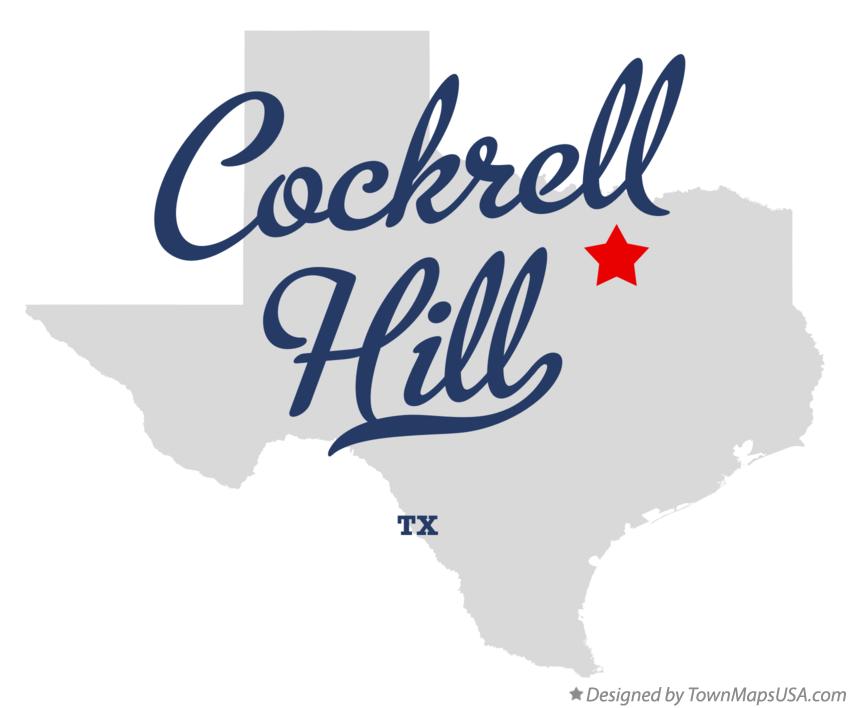 Map of Cockrell Hill Texas TX