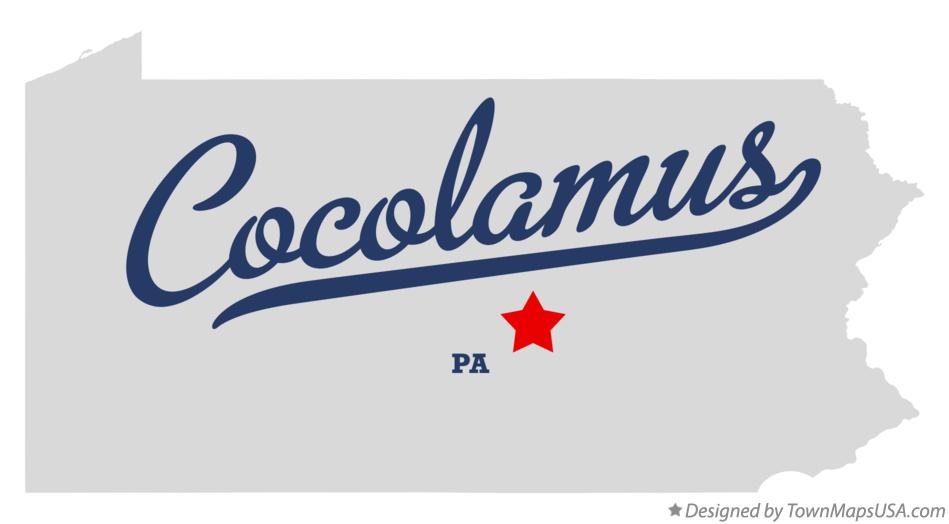 Map of Cocolamus Pennsylvania PA