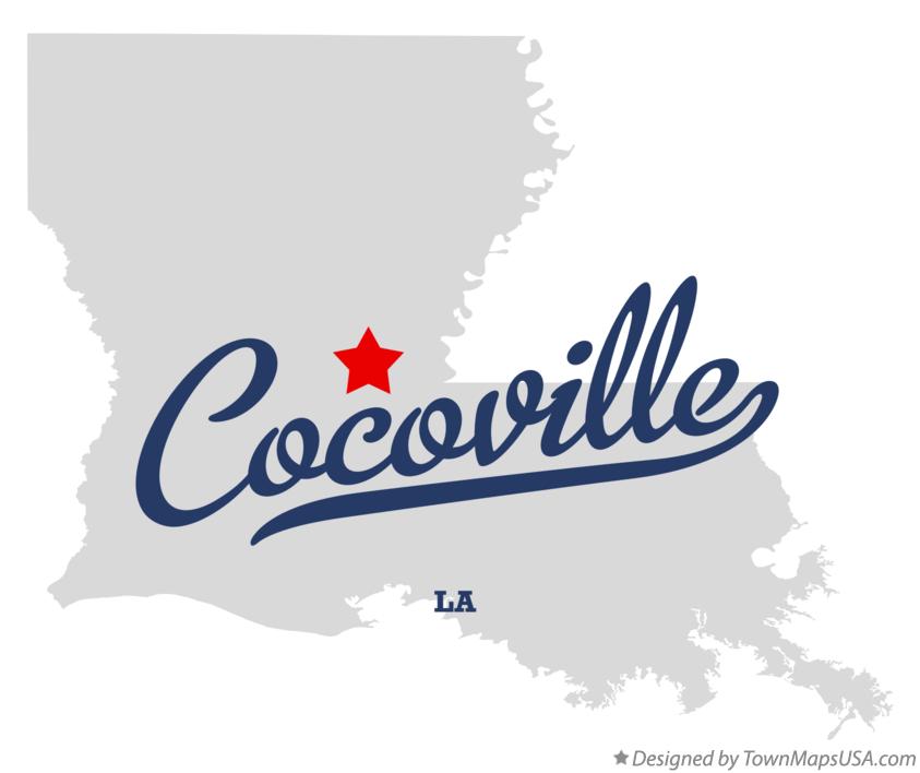 Map of Cocoville Louisiana LA
