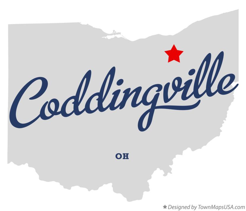 Map of Coddingville Ohio OH