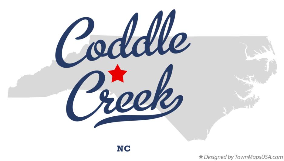 Map of Coddle Creek North Carolina NC