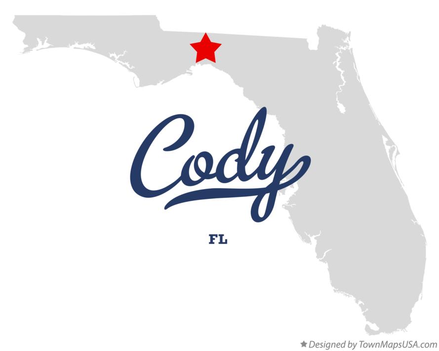 Map of Cody Florida FL