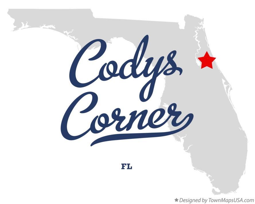Map of Codys Corner Florida FL