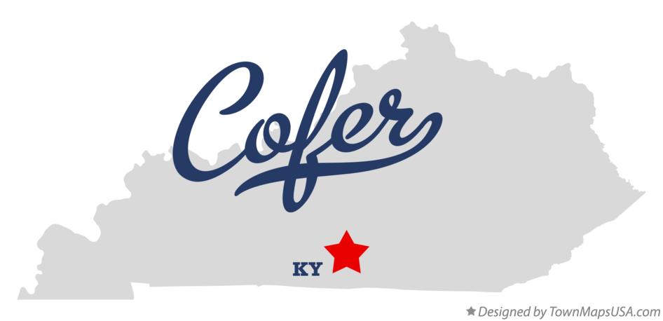 Map of Cofer Kentucky KY