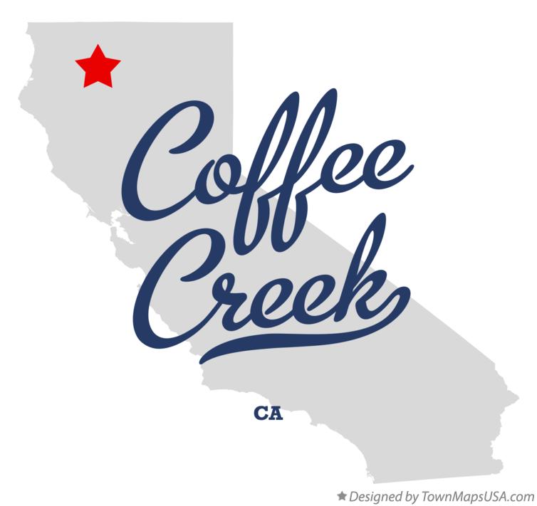 Map of Coffee Creek California CA