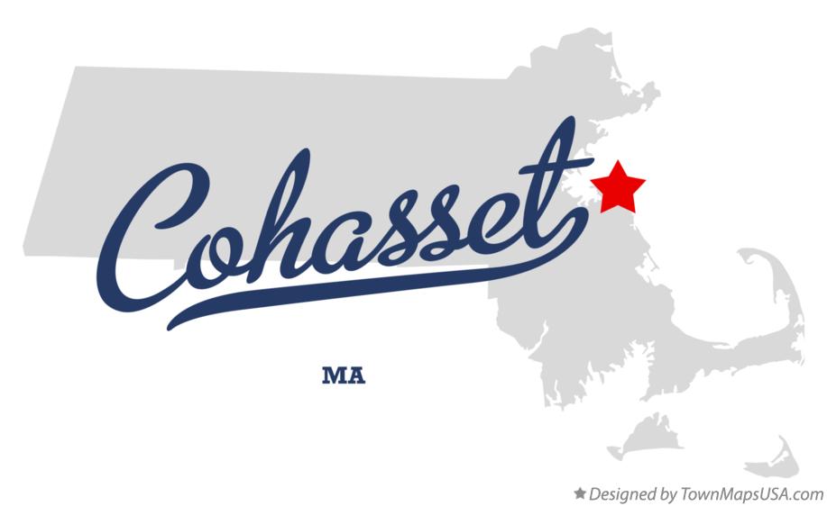 Map of Cohasset Massachusetts MA