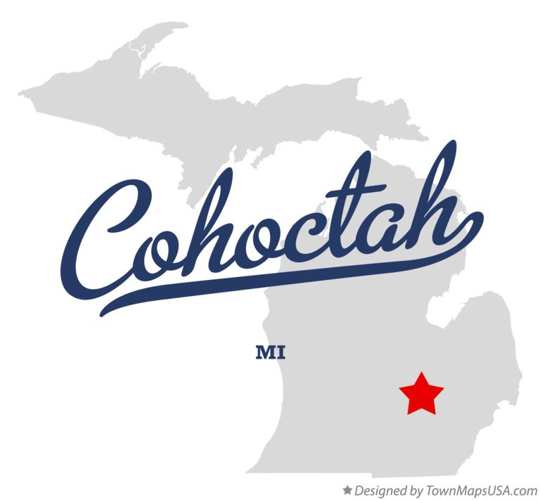 Map of Cohoctah Michigan MI