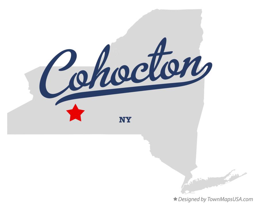 Map of Cohocton New York NY