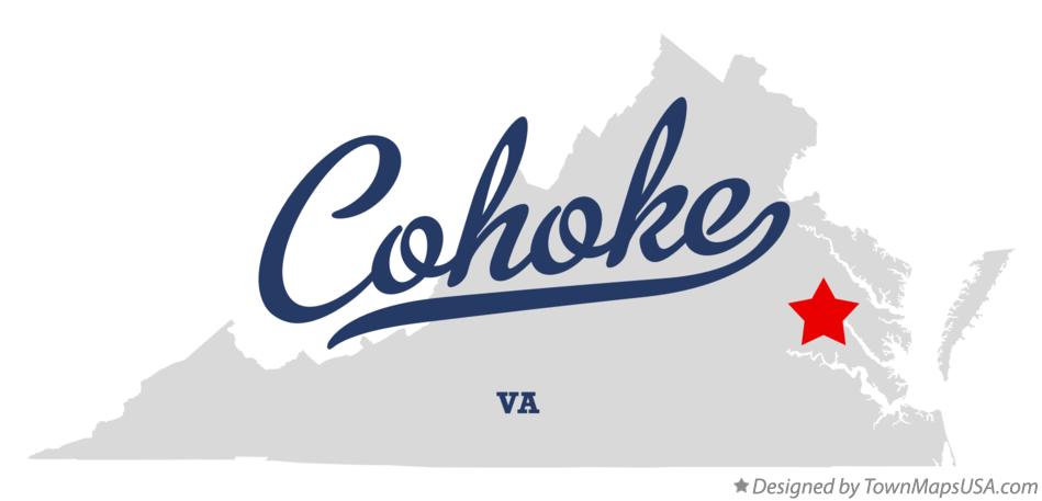Map of Cohoke Virginia VA