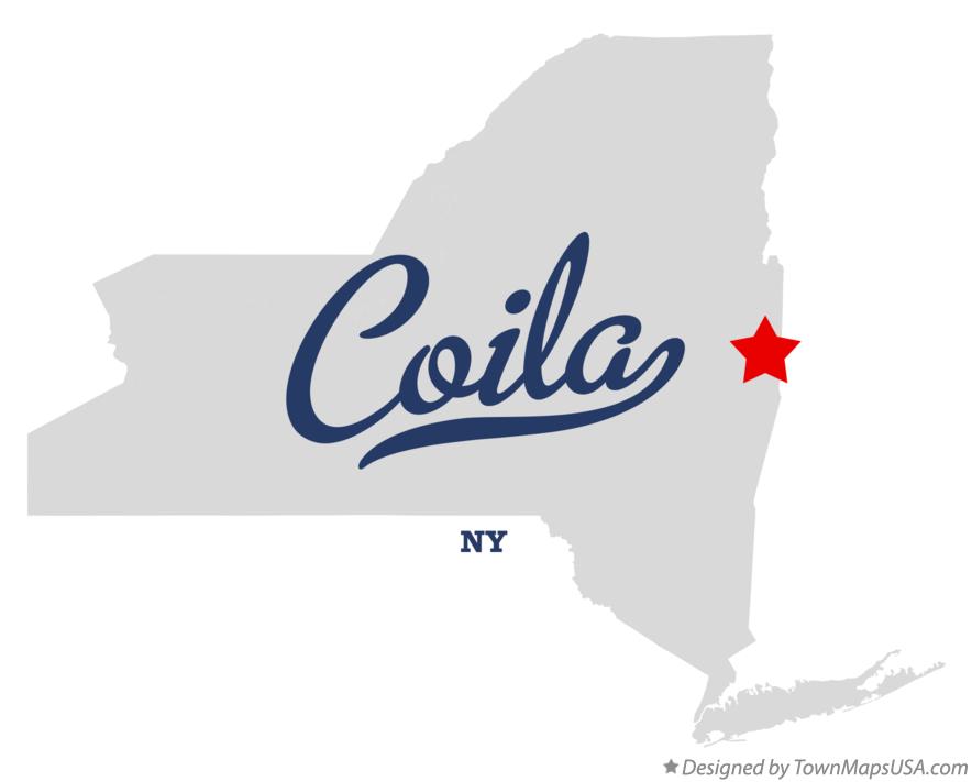 Map of Coila New York NY