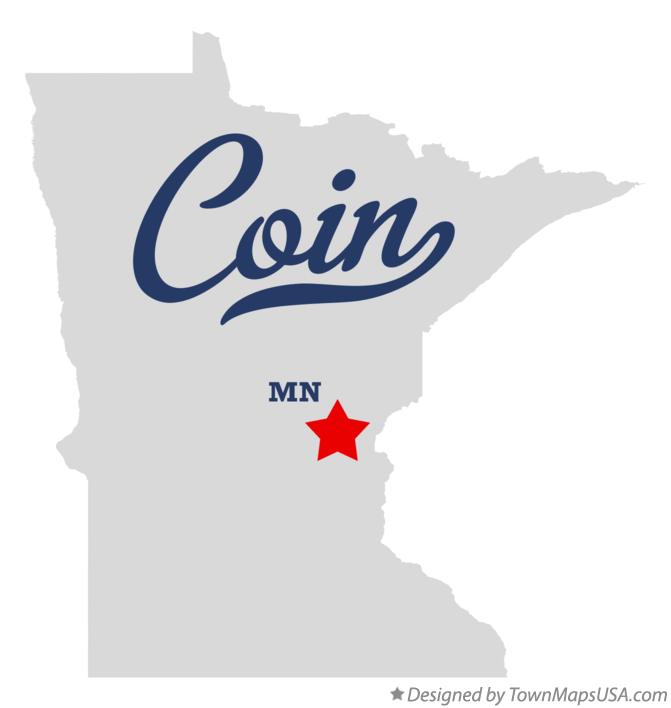 Map of Coin Minnesota MN