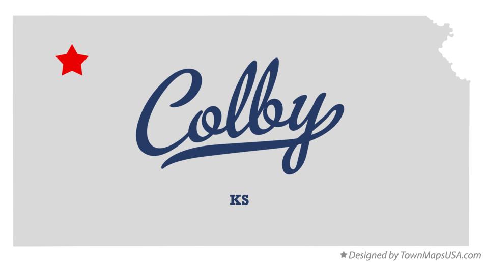 Map of Colby Kansas KS