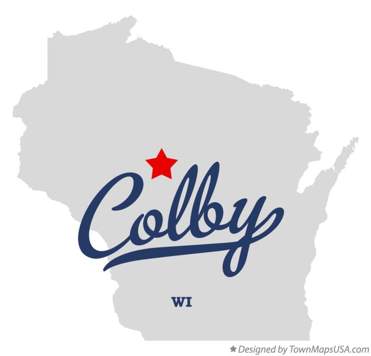 Map of Colby Wisconsin WI