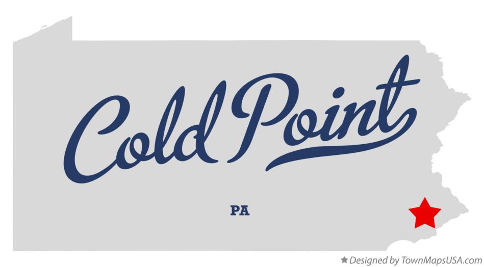 Map of Cold Point Pennsylvania PA