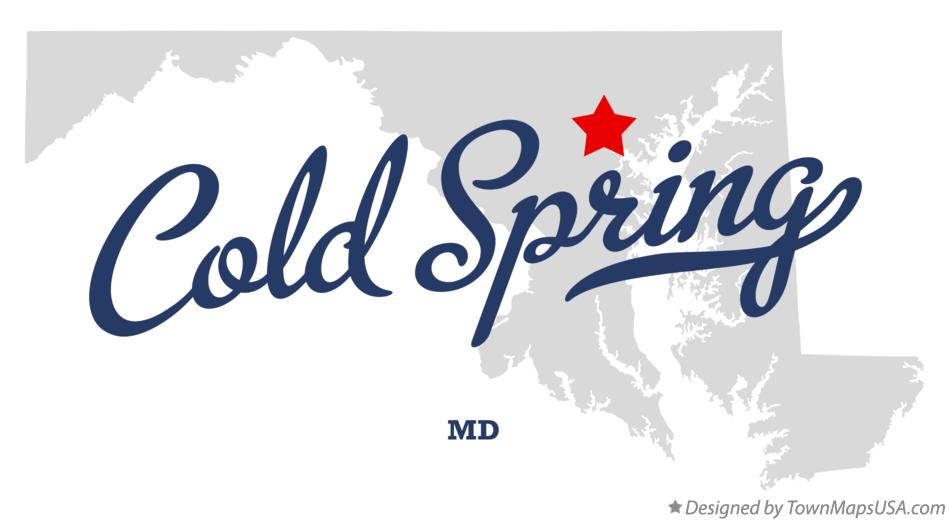 Map of Cold Spring Maryland MD