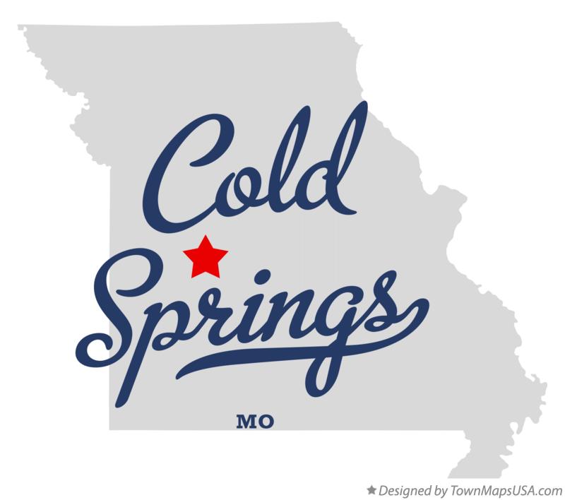 Map of Cold Springs Missouri MO
