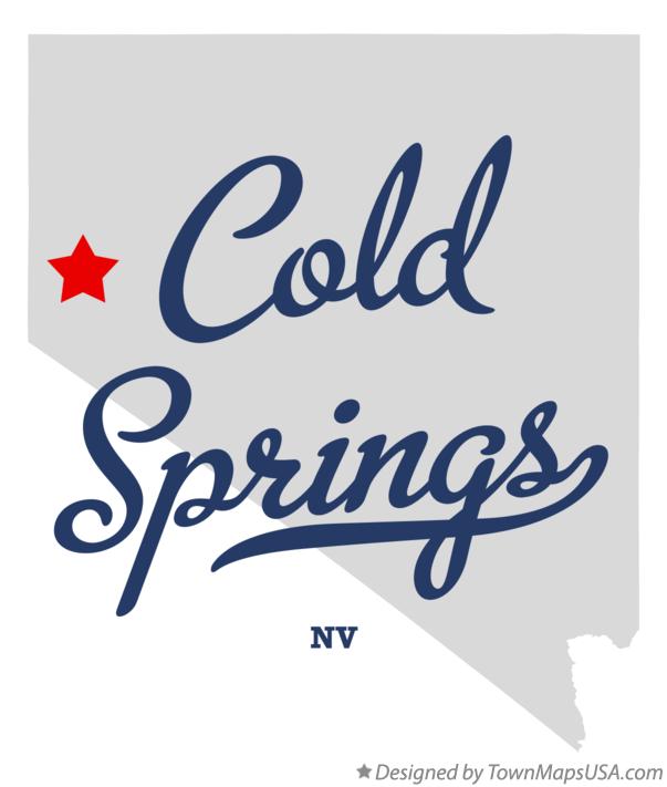 Map of Cold Springs Nevada NV