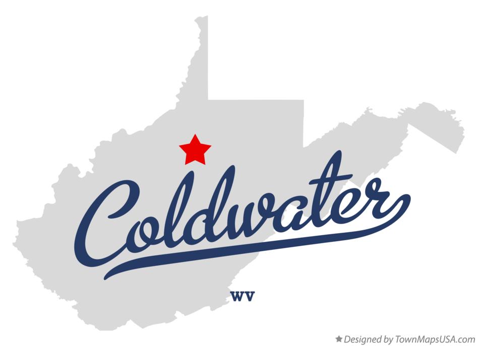 Map of Coldwater West Virginia WV