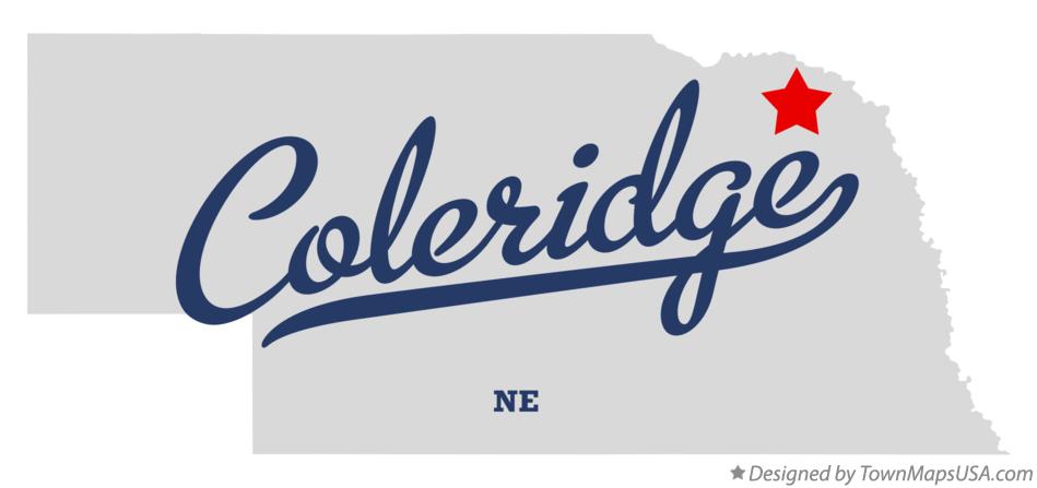 Map of Coleridge Nebraska NE