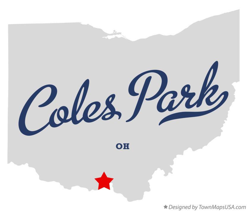 Map of Coles Park Ohio OH