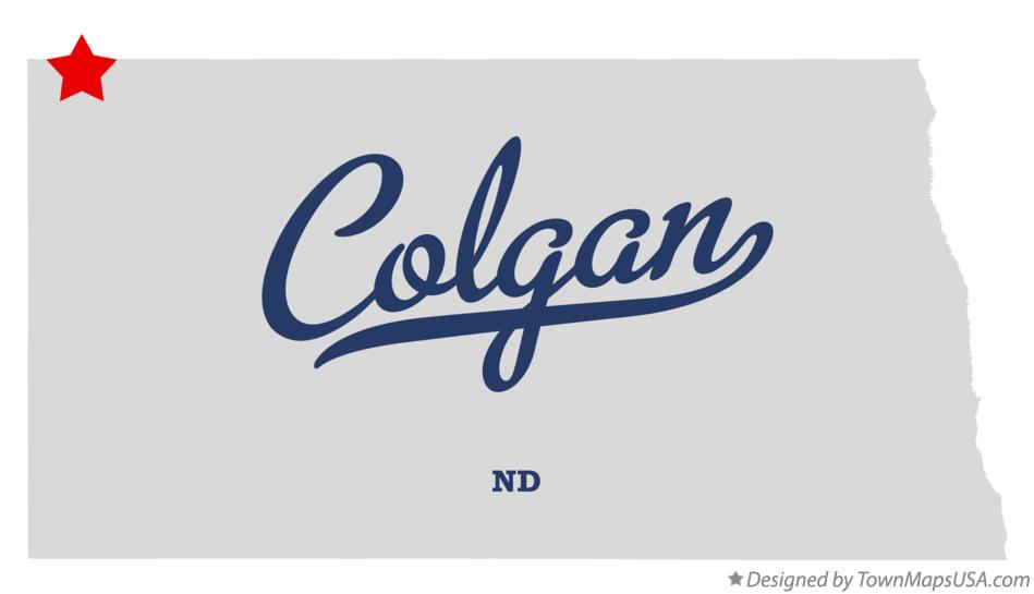 Map of Colgan North Dakota ND