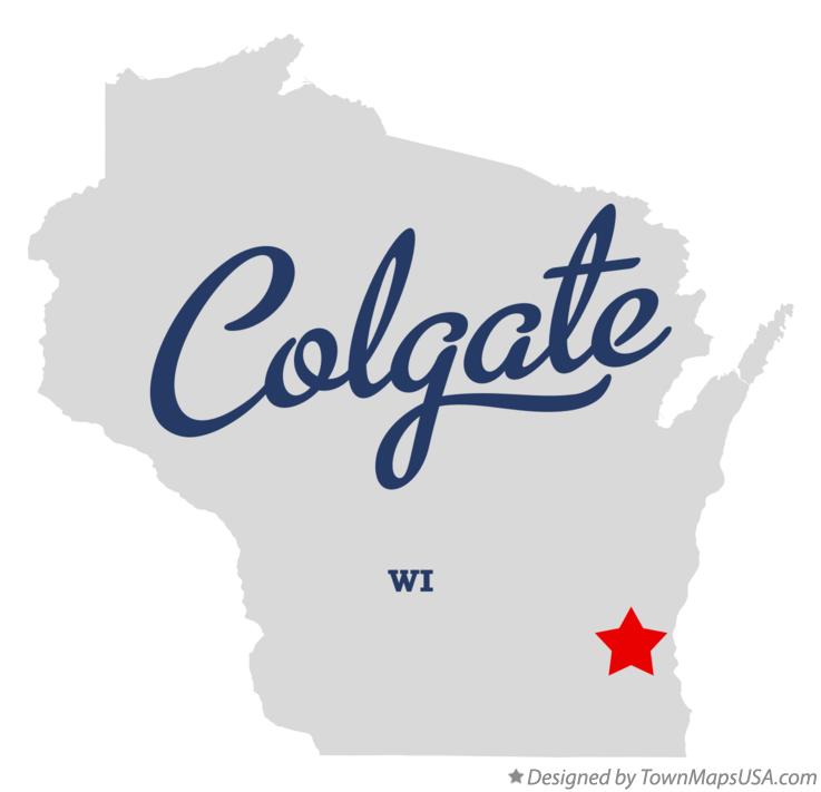 Map of Colgate Wisconsin WI