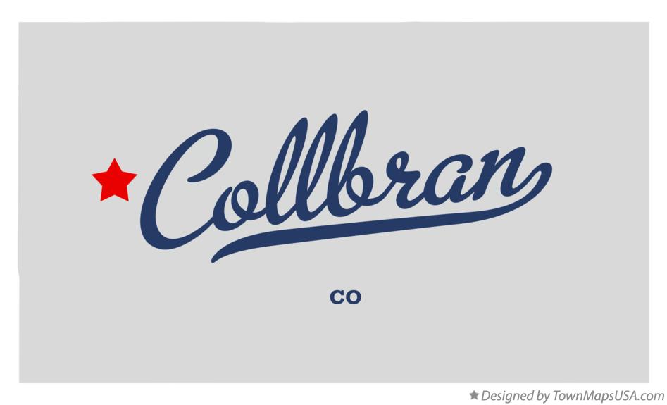 Map of Collbran Colorado CO