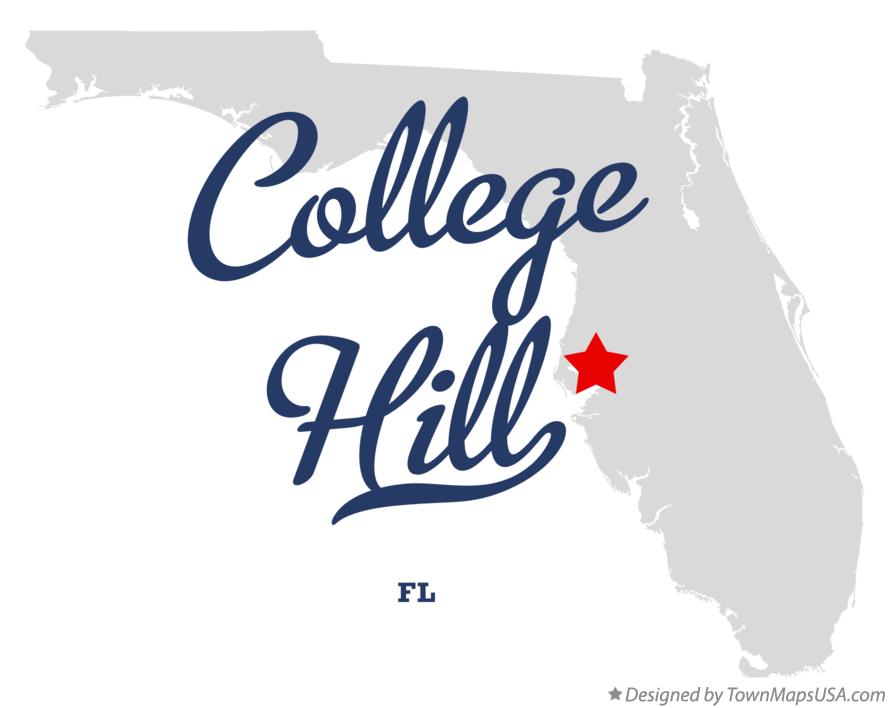 Map of College Hill Florida FL