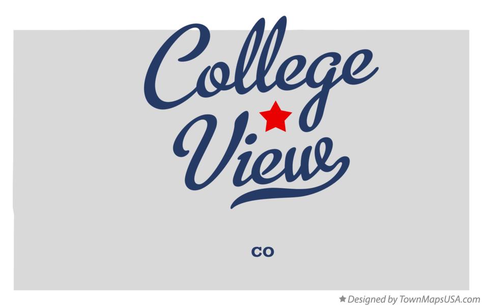 Map of College View Colorado CO