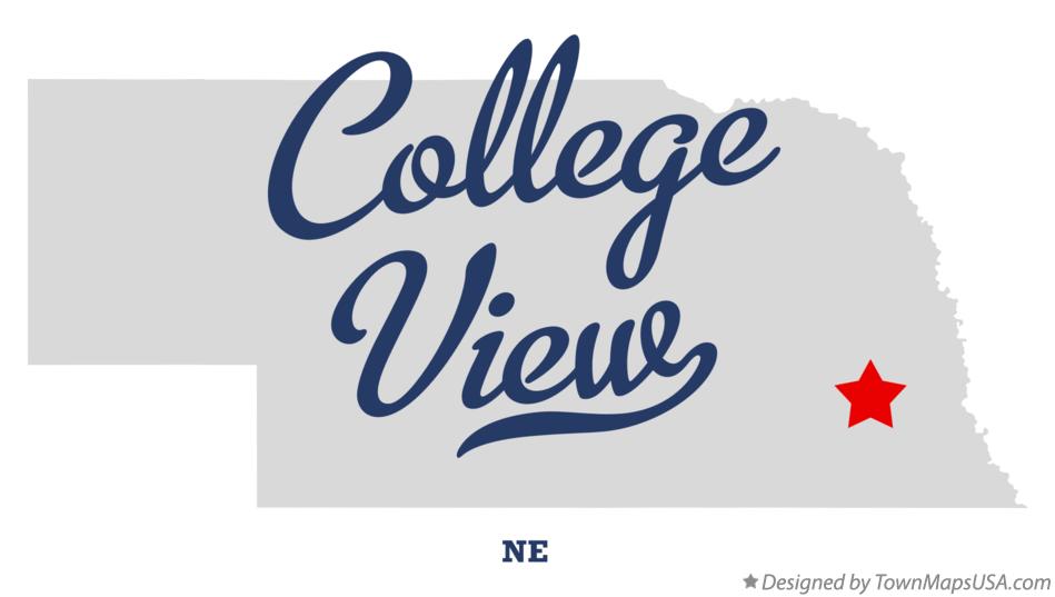 Map of College View Nebraska NE