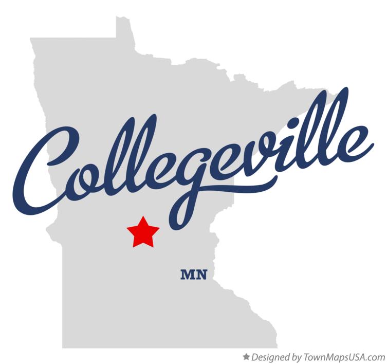 Map of Collegeville Minnesota MN
