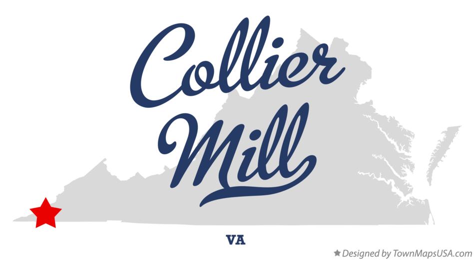Map of Collier Mill Virginia VA