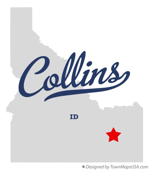 Map of Collins Idaho ID