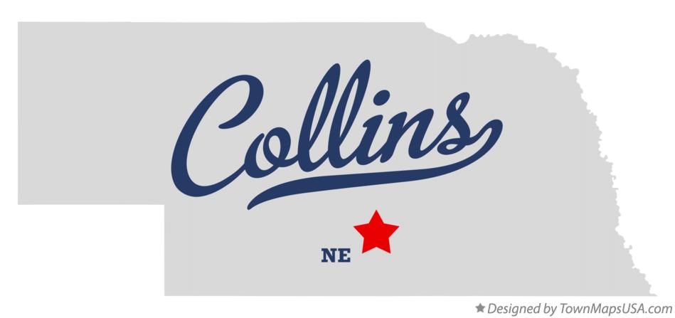 Map of Collins Nebraska NE