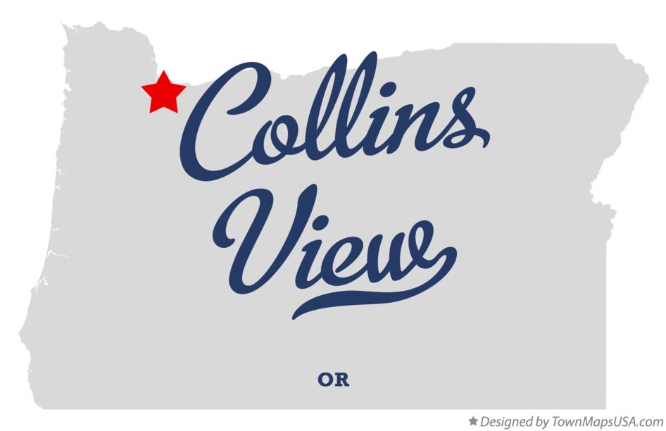 Map of Collins View Oregon OR