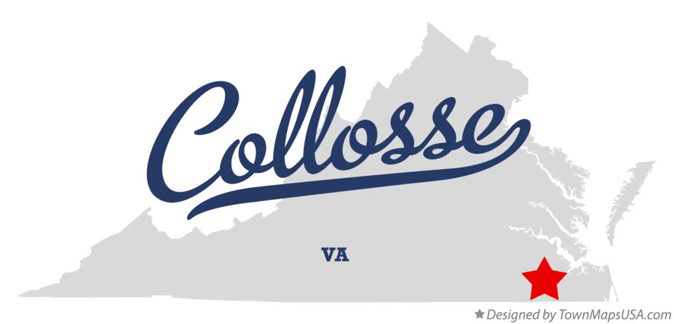 Map of Collosse Virginia VA