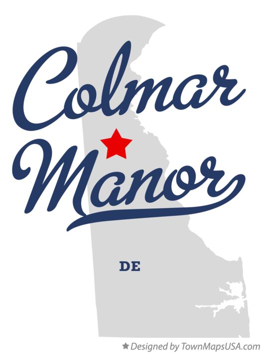 Map of Colmar Manor Delaware DE