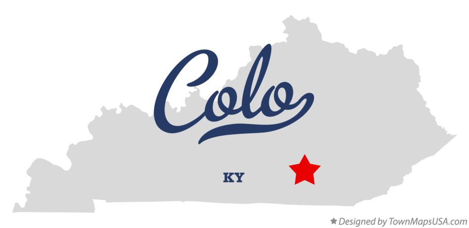 Map of Colo Kentucky KY