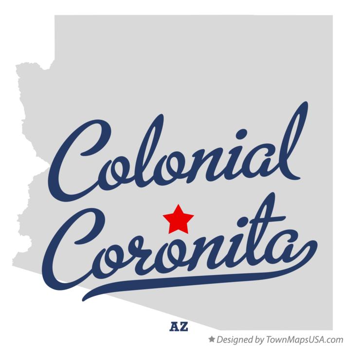 Map of Colonial Coronita Arizona AZ