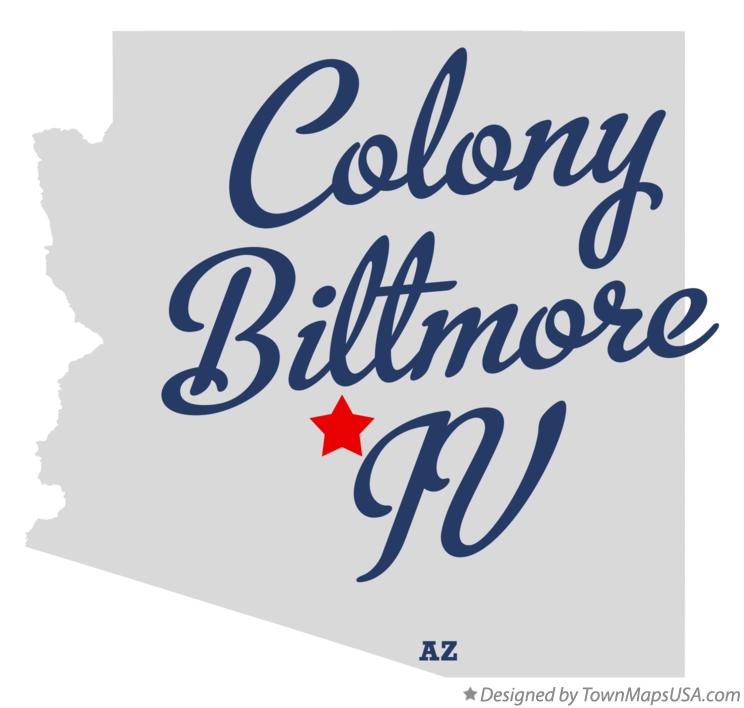 Map of Colony Biltmore IV Arizona AZ