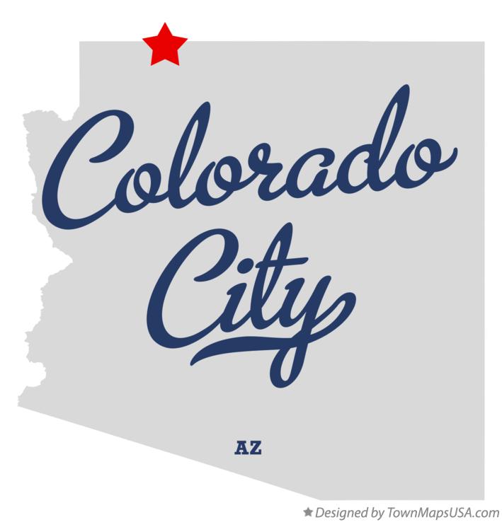 Map of Colorado City Arizona AZ