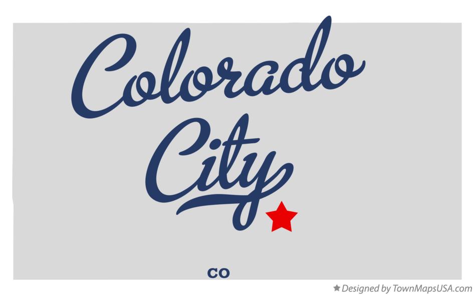 Map of Colorado City Colorado CO