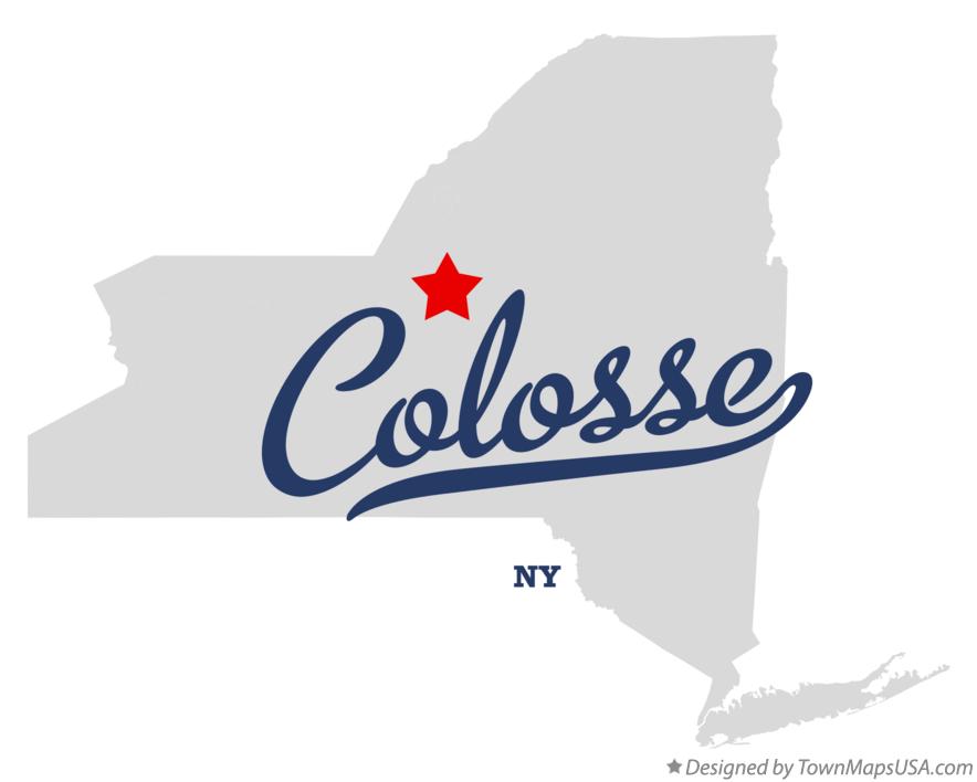 Map of Colosse New York NY