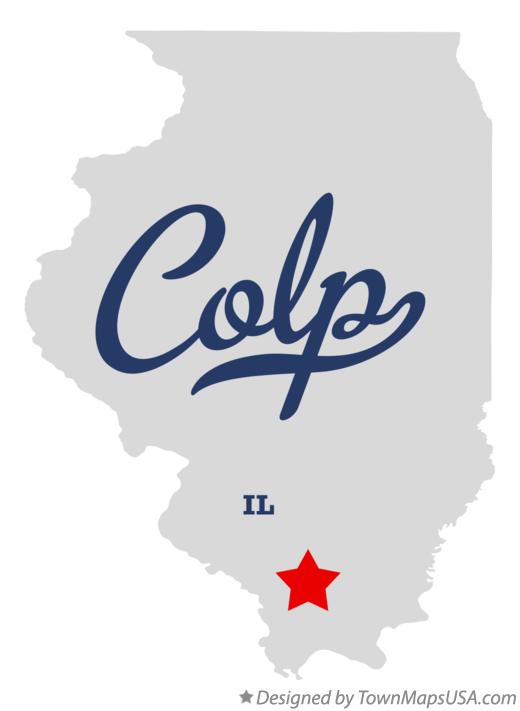 Map of Colp Illinois IL