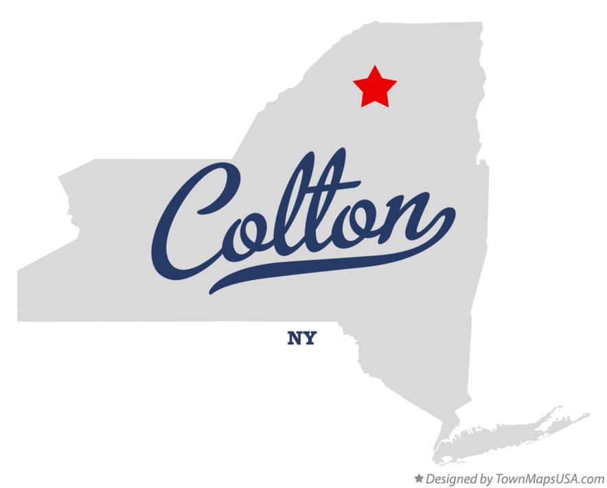 Map of Colton New York NY