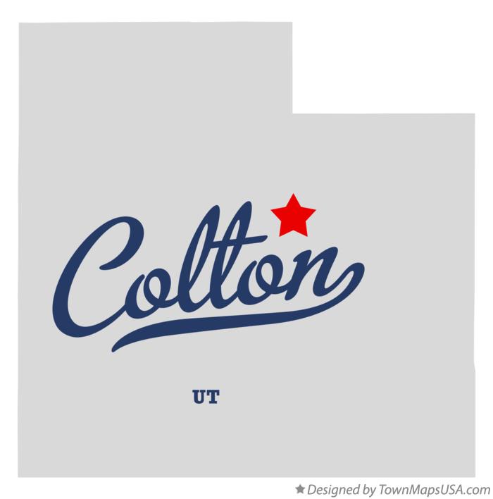Map of Colton Utah UT