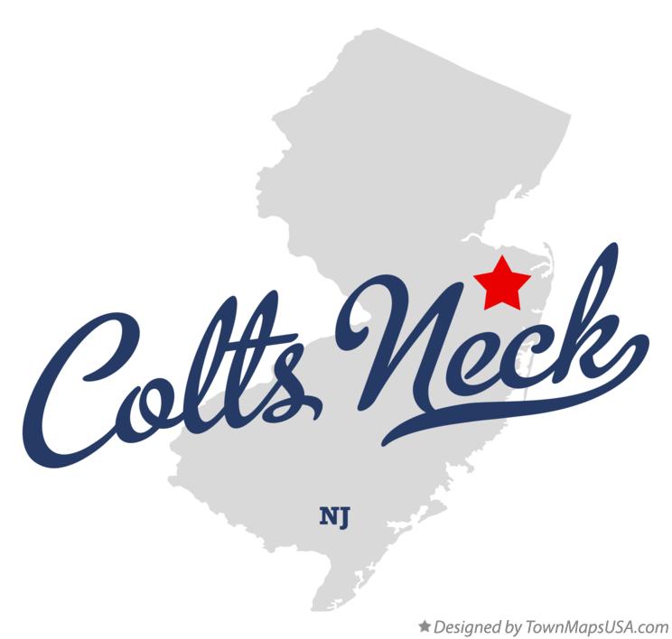 Map of Colts Neck New Jersey NJ