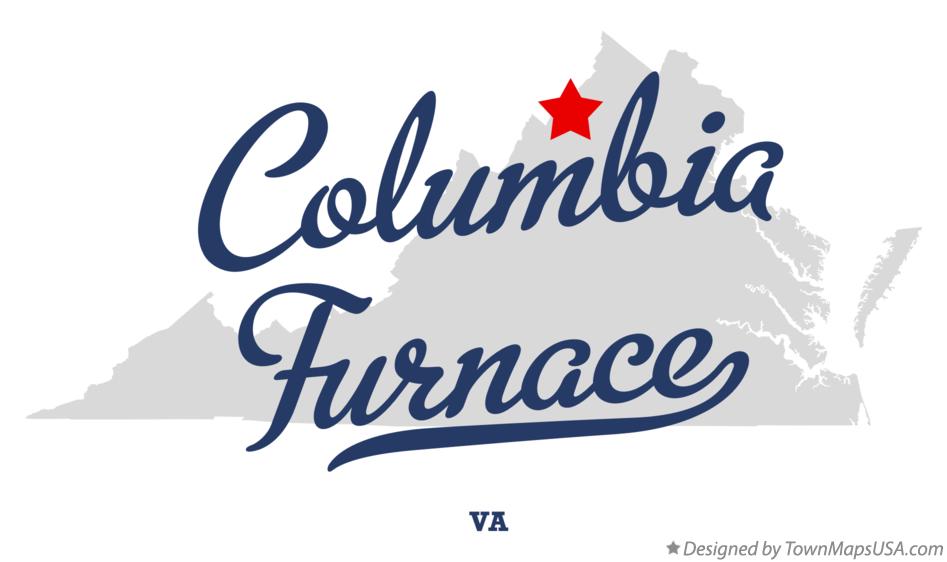Map of Columbia Furnace Virginia VA