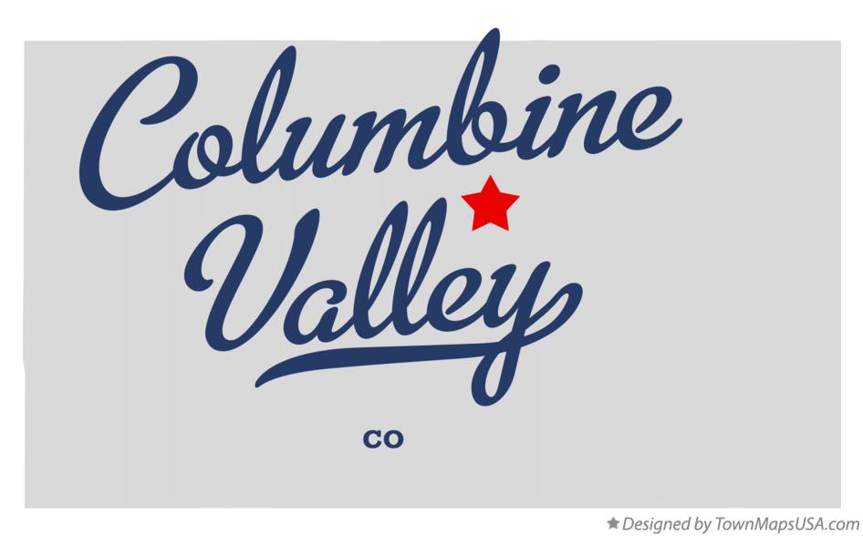 Map of Columbine Valley Colorado CO