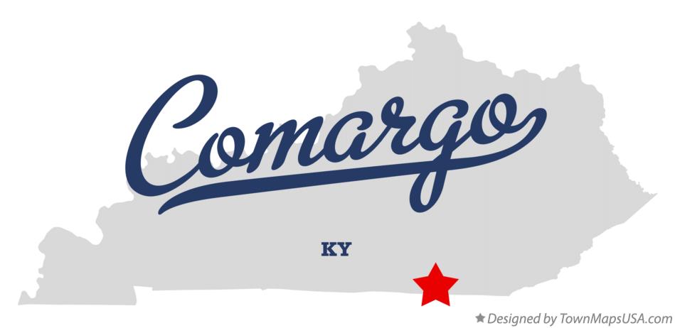 Map of Comargo Kentucky KY